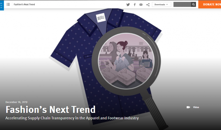 Fashion's Next Trend: Accelerating Supply Chain Transparency in the Apparel  and Footwear Industry