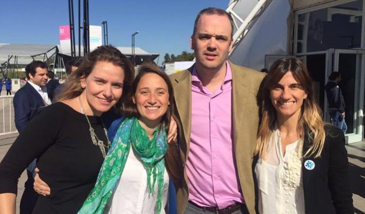 Virginia Pittaro, Florencia Güenzani, Matias Kelly y Soledad Noel